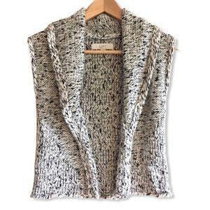 LOFT XS wool sweater vest cozy chunky
